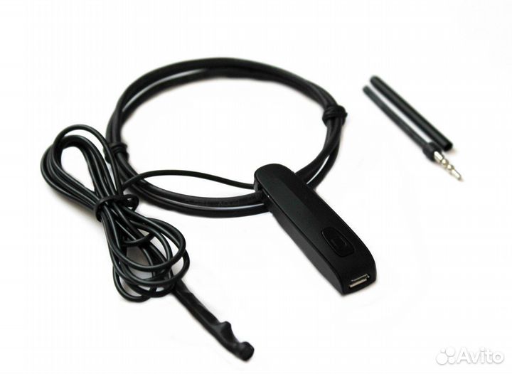 Микронаушник блютуз с кнопкой пищалкой