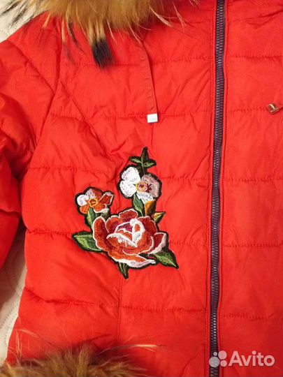 Зимнее пальто для девочки 140-146 см