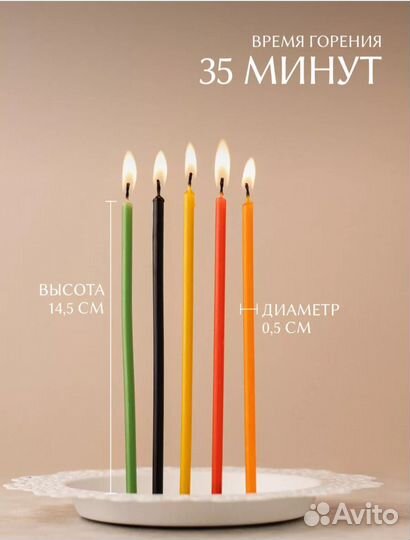 Свечи восковые