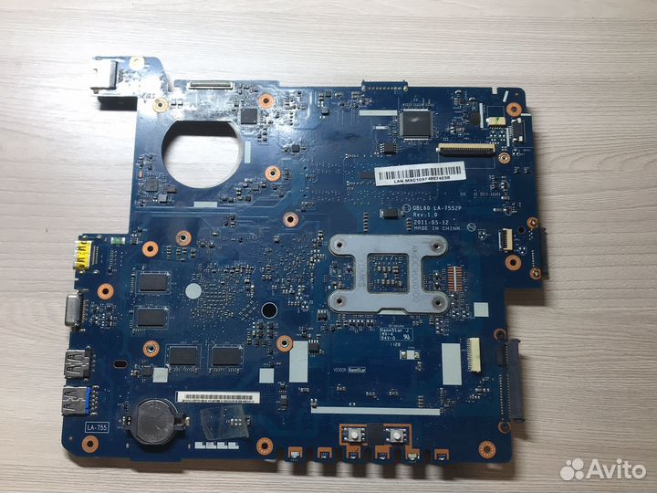 Материнская плата для ноутбука Asus k53T(донор)