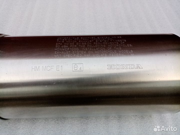 Глушитель левый Honda VTR1000SP RVT1000