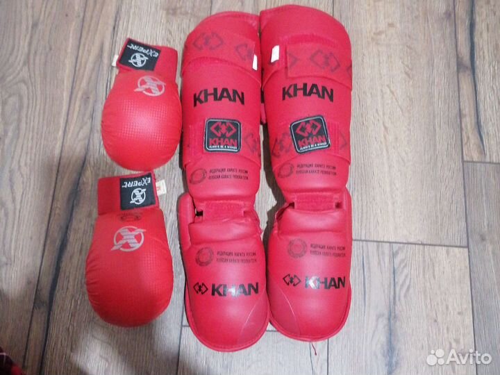 Защита голени, кисти для каратэ Khan