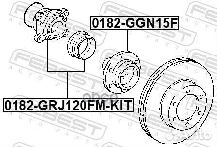 Ступица передняя toyota hilux KUN2#,35 2011.07