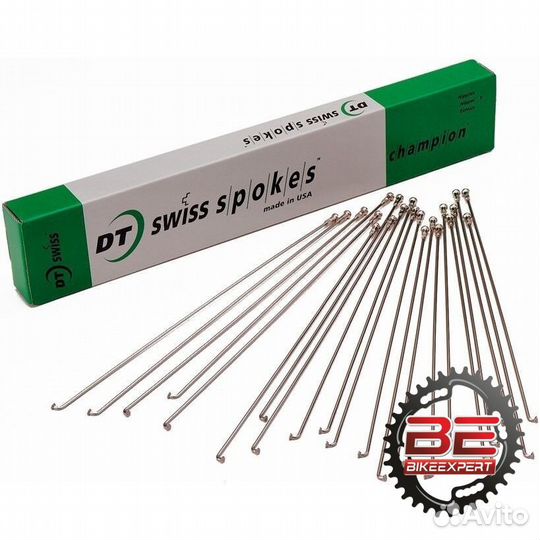 Спицы DT Swiss Champion, серебристые