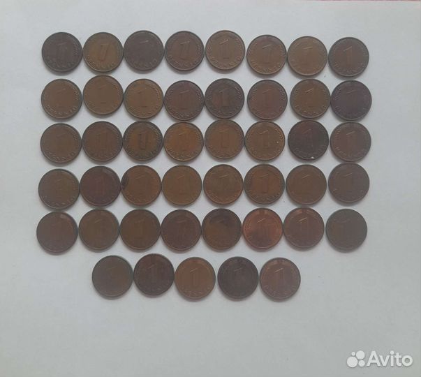 Пфенинги. Германия. Все разные