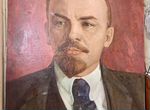 Большая картина Ленин 2х1,5 метра
