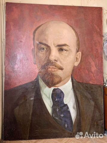 Большая картина Ленин 2х1,5 метра объявление продам