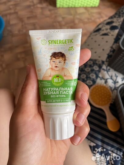 Детская зубная паста synergetic