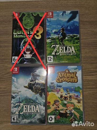 Игры на nintendo switch картриджи