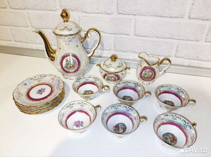 Кофейный/чайный сервиз мадонна гдр