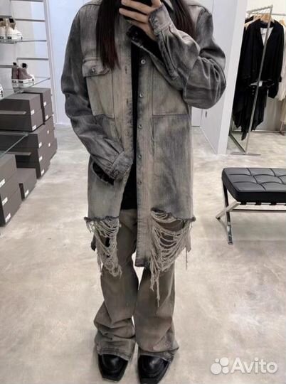 Джинсы Rick Owens Opium type