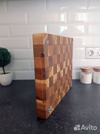 Доска разделочная торцевая (Кубики)