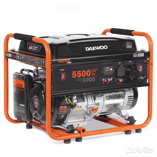Бензиновый генератор Daewoo GDA 6500