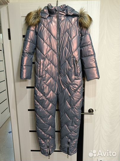 Зимний комбинезон для девочки рост 152