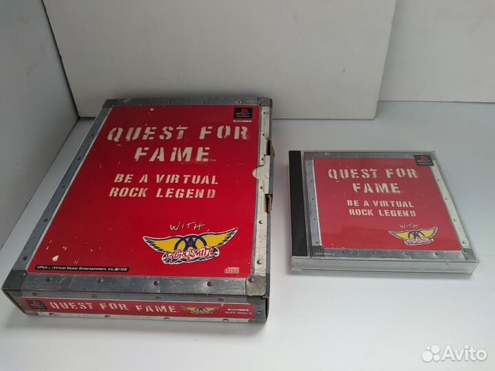 Quest For Fame Aerosmith для PS1 некомплект
