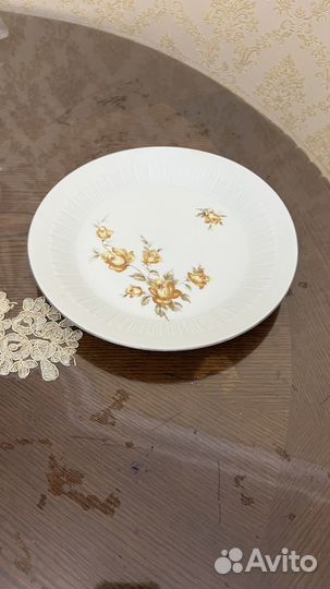 Фарфор ГДР Кольдиц Colditz тарелка и салатник