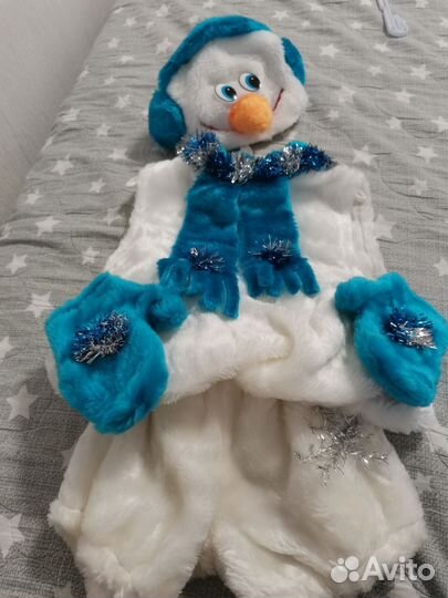Новогодний костюм снеговик