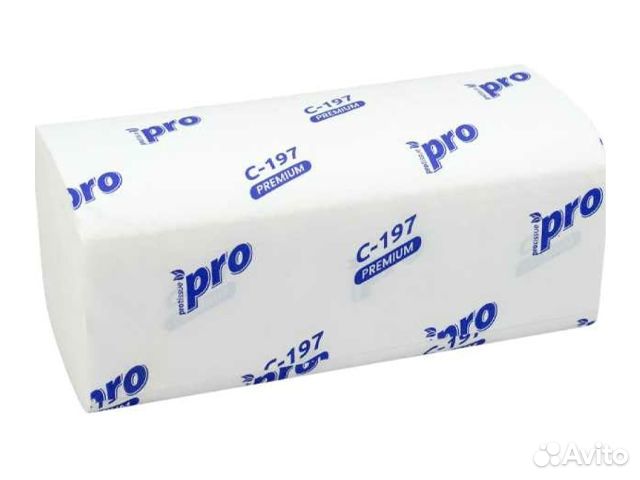 Полотенца бумажные с-197 Pro 2-слойные 200 листов