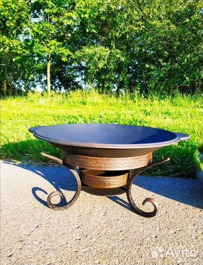 Узбекский чугунный садж 40 см