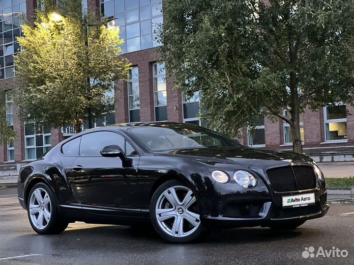 Bentley Continental GT 4.0 AT, 2012, 86 000 км