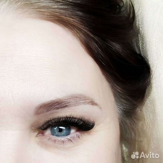Наращивание, ламинирование ресниц и бровей