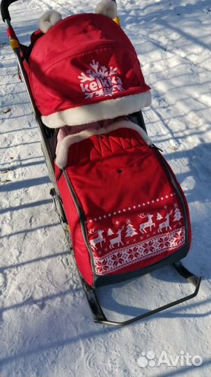 Детские санки коляска