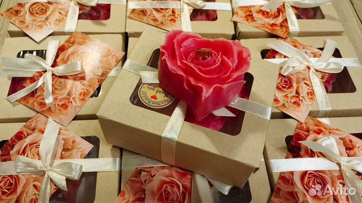 Мыло ручной работы цветы