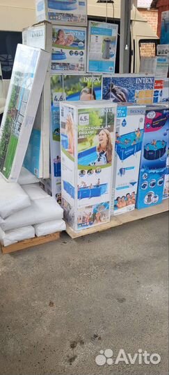 Каркасный бассейн новый