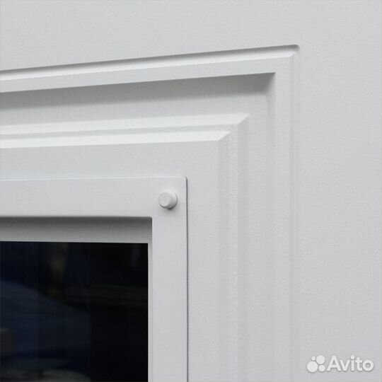 Дверь стальная Тундра с окном терморазрыв