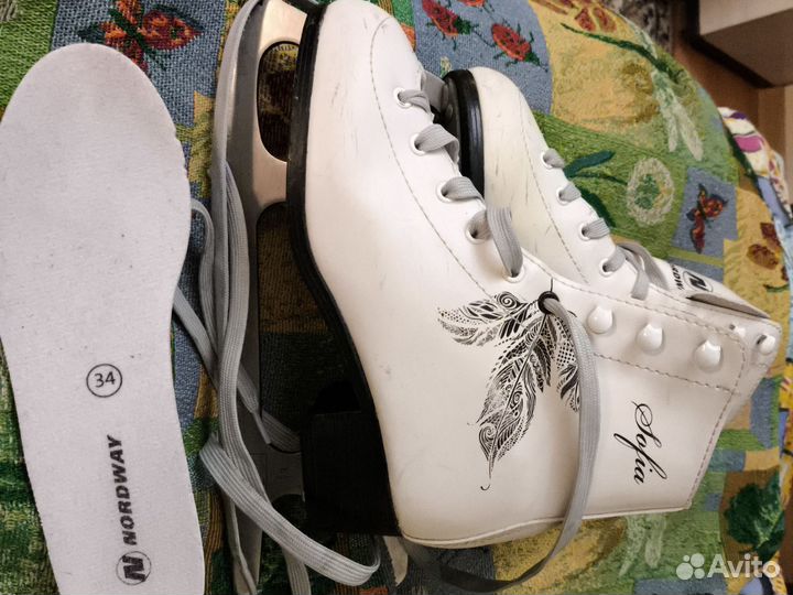 Коньки фигурные nordway 34
