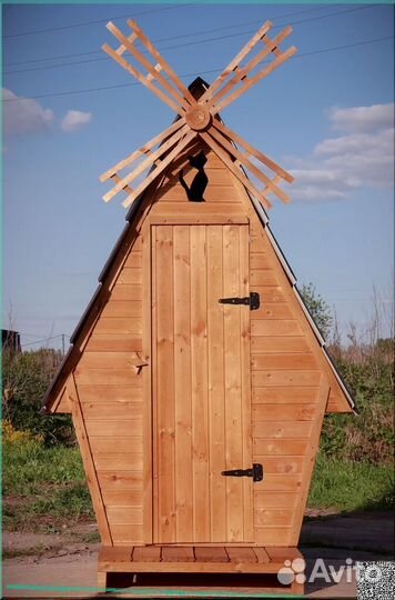 Дачный туалет с установкой