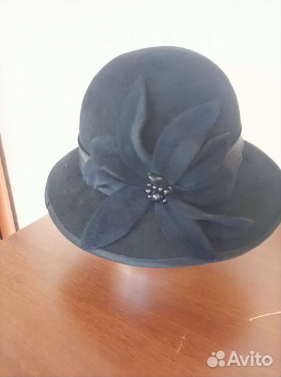 Шапки женские меховые, шляпка чёрная новая