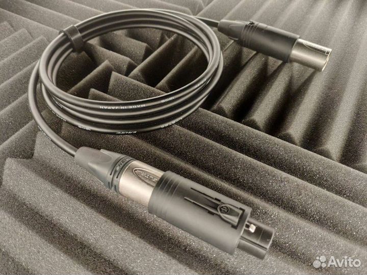 Xlr на Xlr Neutrik nc3fm-C, Canare L-2T2S