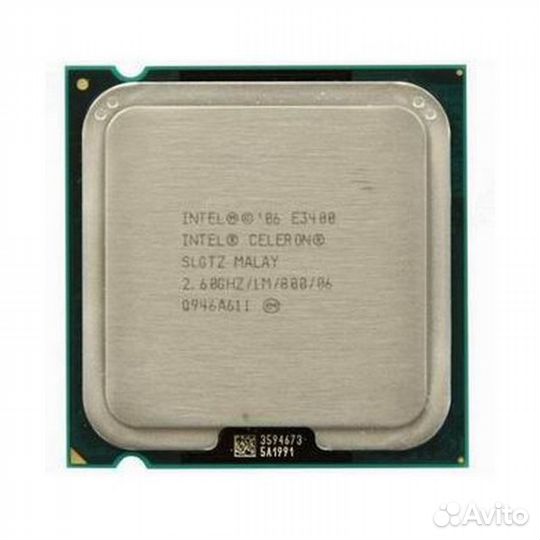 Intel Celeron Dual-Core E3400 2.6 GHz 2core LGA775