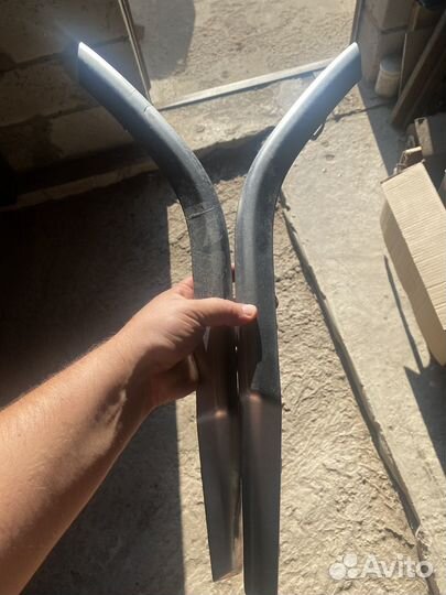 Молдинги заднего бампера Santa Fe 4