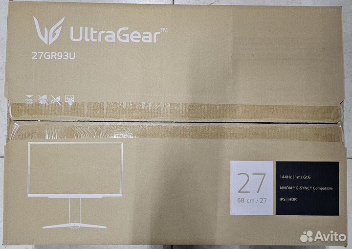 Монитор LG Ultragear 27gr93u. Новый