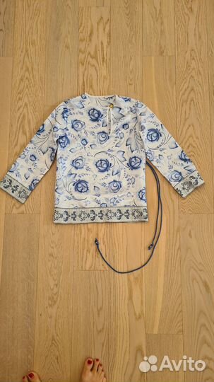 Карнавальная рубаха в народном стиле