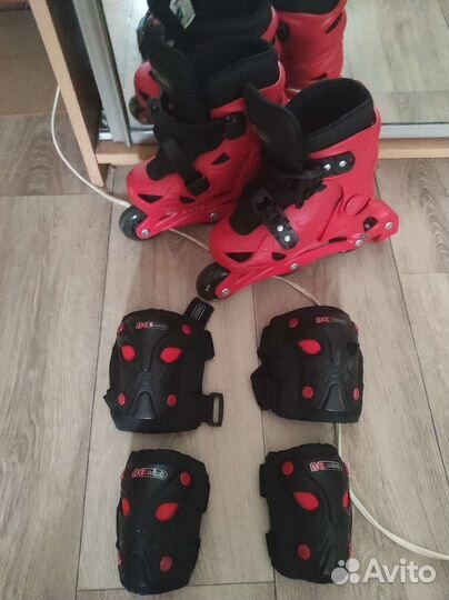 Роликовые коньки детские раздвижные
