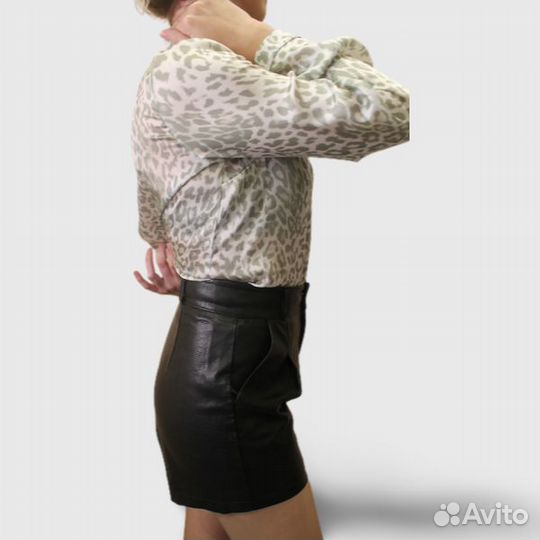 Женские шорты экокожа