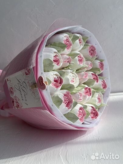 Зефирные букеты/зефир с начинкой/подарки