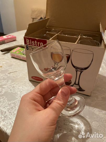 Бокалы новые 6 штук