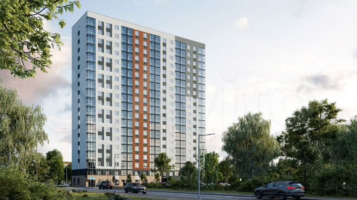 1-к. квартира, 33,1 м², 13/19 эт.