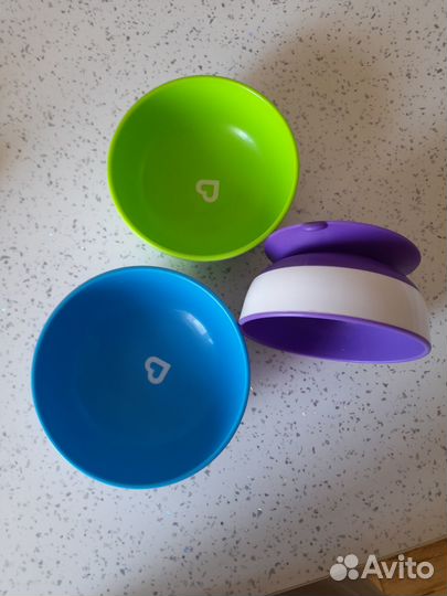 Тарелки на силиконовой липучке