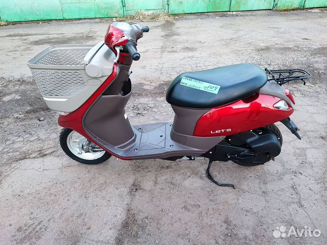 Скутер инжекторный Suzuki Lets6 с корзинкой купить в Москве | Транспорт ...
