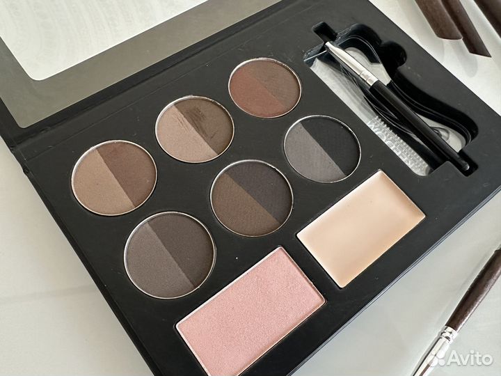 Тени для бровей freedom pro hd палетка для бровей