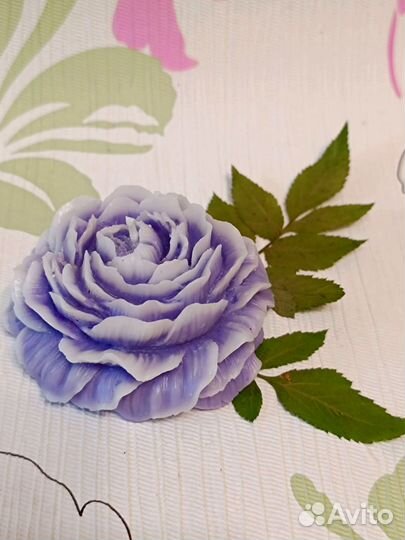 Свечи ручной работы пион