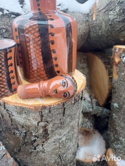 Штоф авторский керамика 