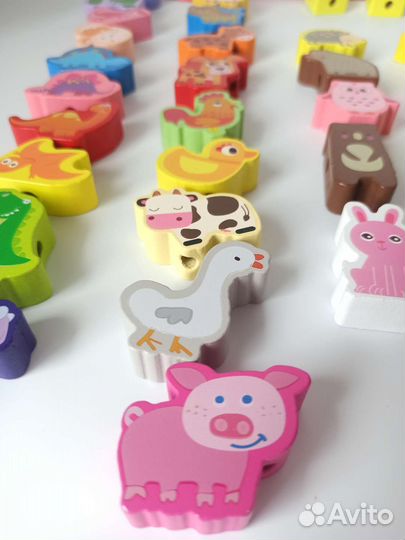 Развивающие деревянные игрушки