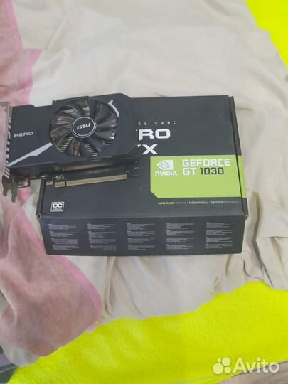 Видеокарта GT1030 MSI 2GB