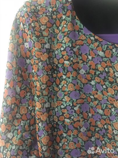 Блузка с цветочным принтом